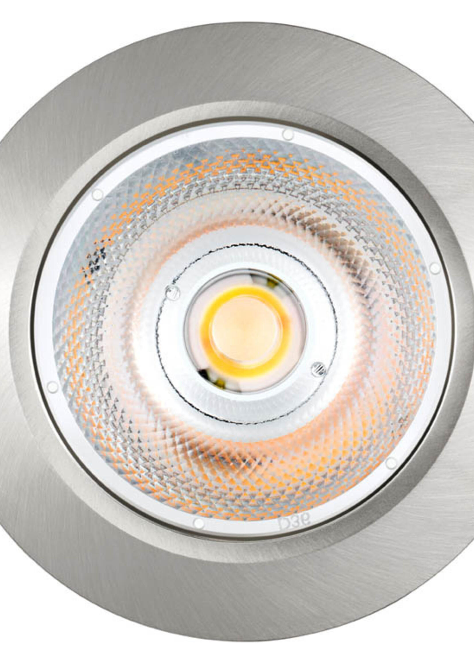 Set van 4 Inbouw LEDspot Riga, 6 Watt, IP44, Dim to warm, Rvs kleur