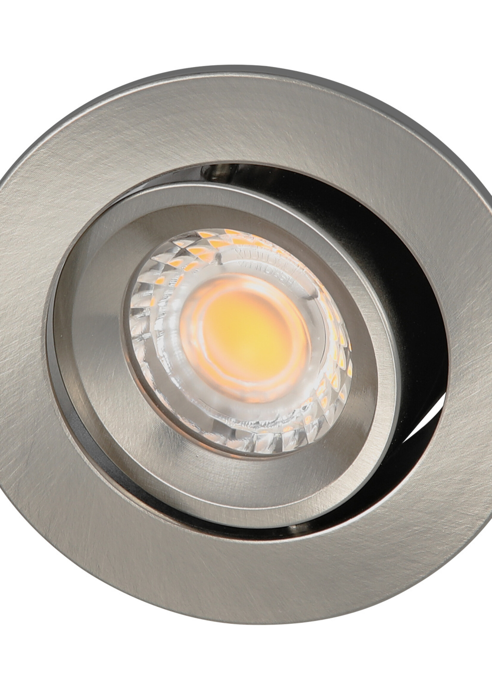 Inbouw Ledspots  Hamburg 4,5 watt IP44 Dim to warm RVS Kleur