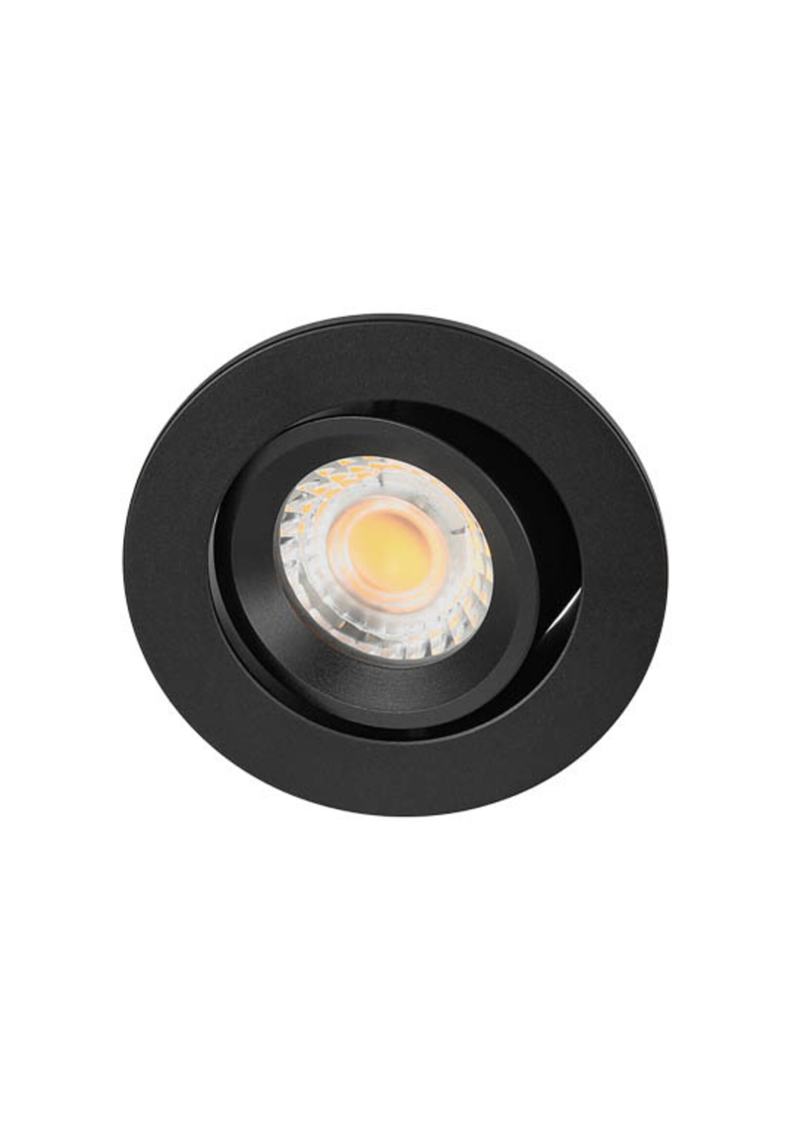 MINI INBOUW LEDSPOTS HAMBURG 4,5 WATT IP44 DIM TO WARM, Zwart