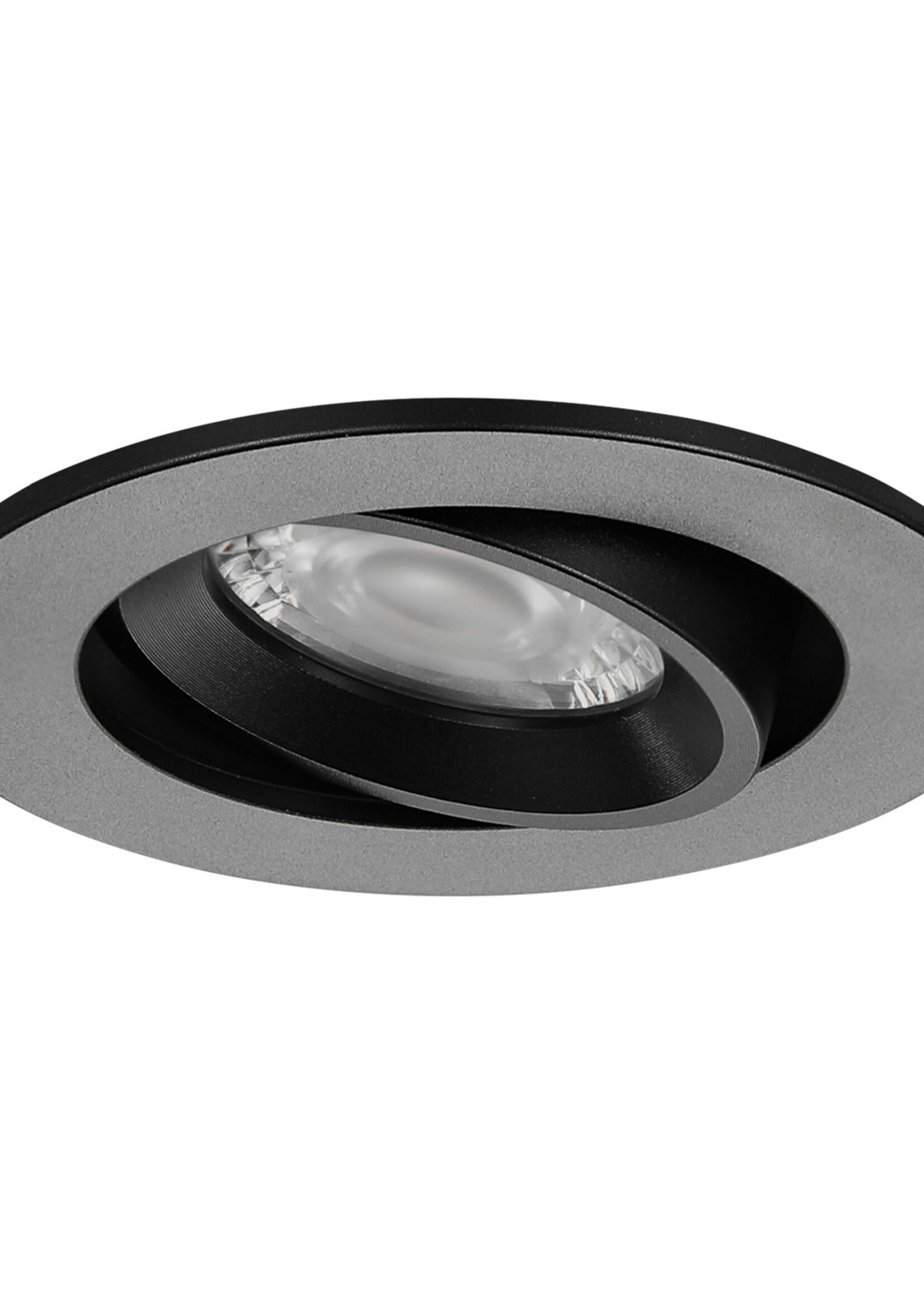 MINI INBOUW LEDSPOTS HAMBURG 4,5 WATT IP44 DIM TO WARM, Zwart
