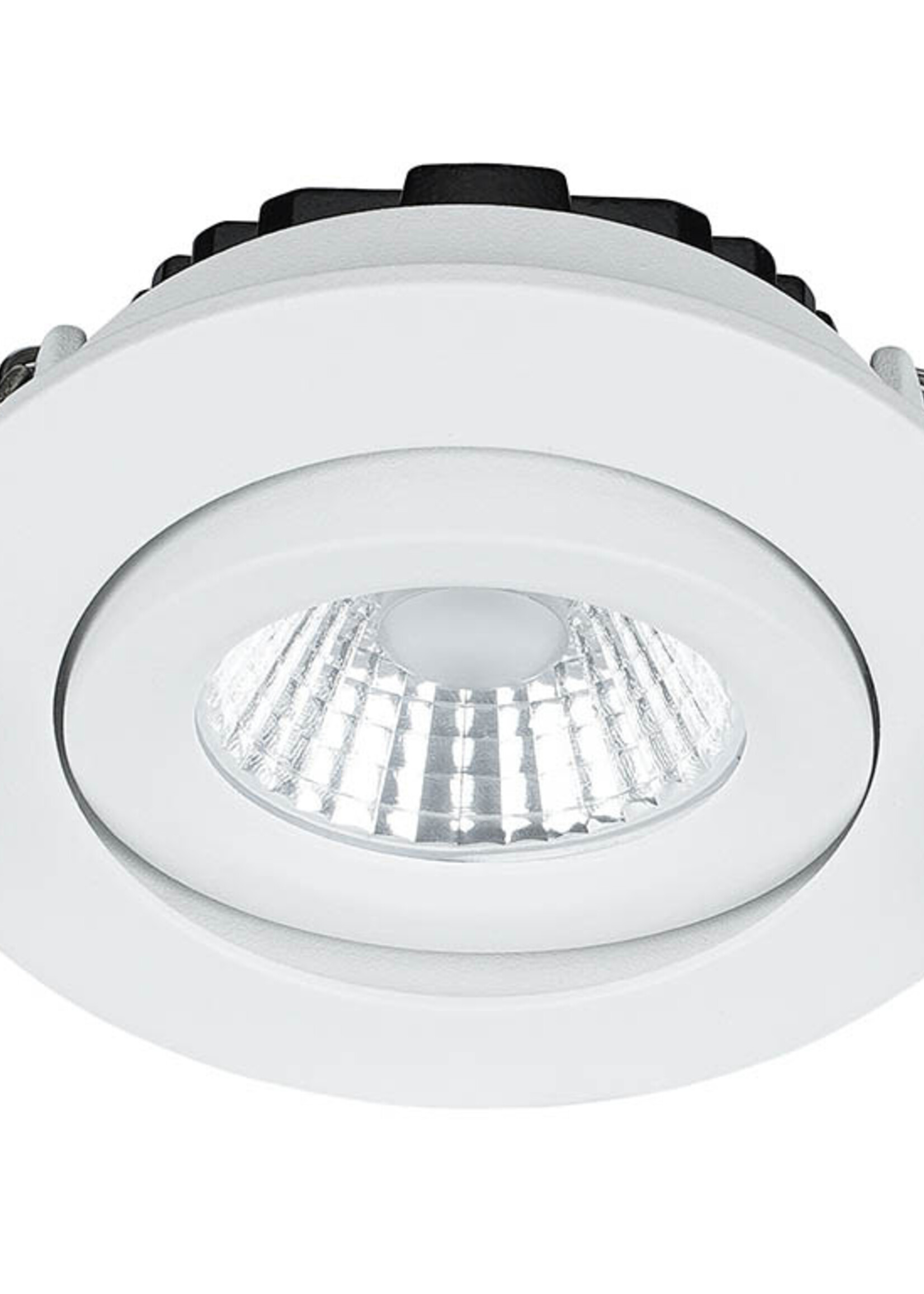 Inbouw Ledspot Praag Wit, 5 Watt, Dimbaar, Warm Wit licht , IP44