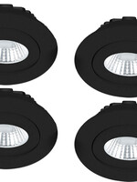 Set van 4 Inbouw Ledspot Praag, 5 Watt, IP44
