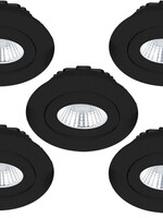 Set van 5Inbouw Ledspot Praag, 5 Watt, IP44