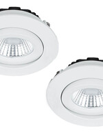 Set van 2 Inbouw Ledspot Praag, 5 Watt, IP44