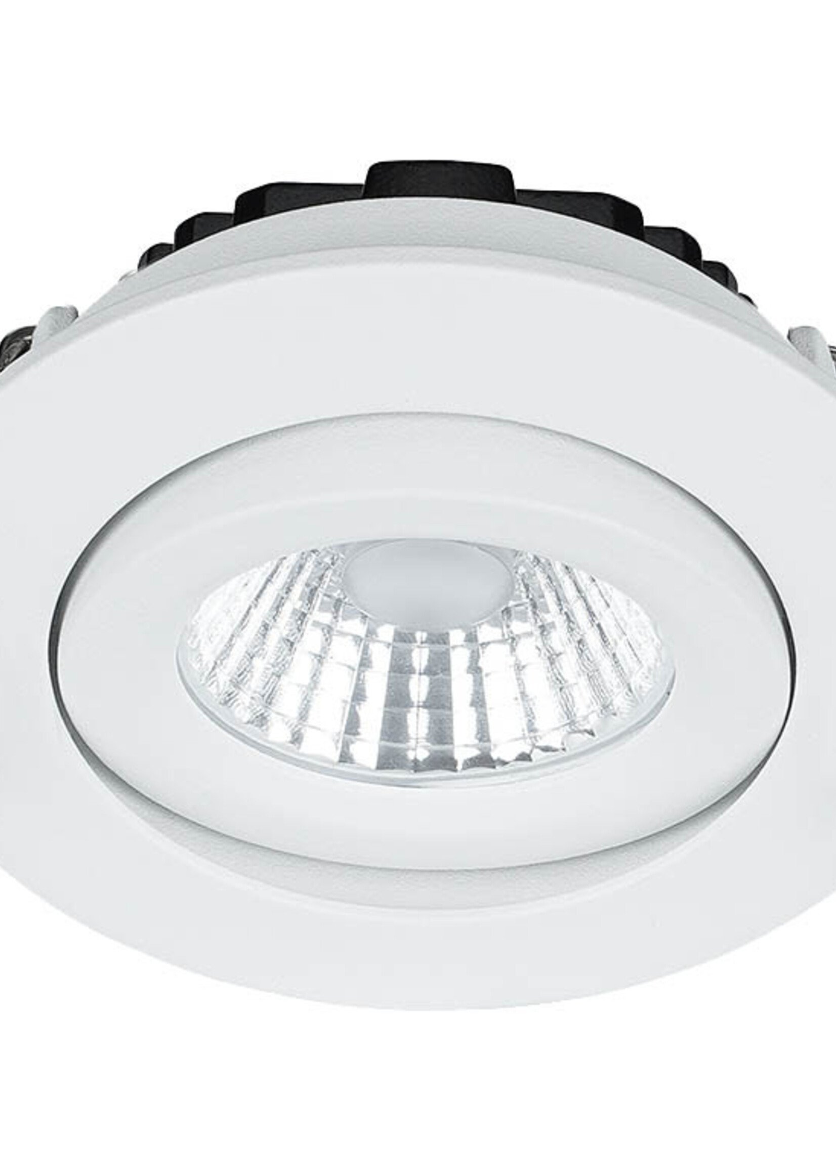 Set van 3 Inbouw Ledspot Praag Wit, 5 Watt, Dimbaar, Warm Wit licht , IP44