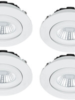 Set van 4 Inbouw Ledspot Praag, 5 Watt, IP44