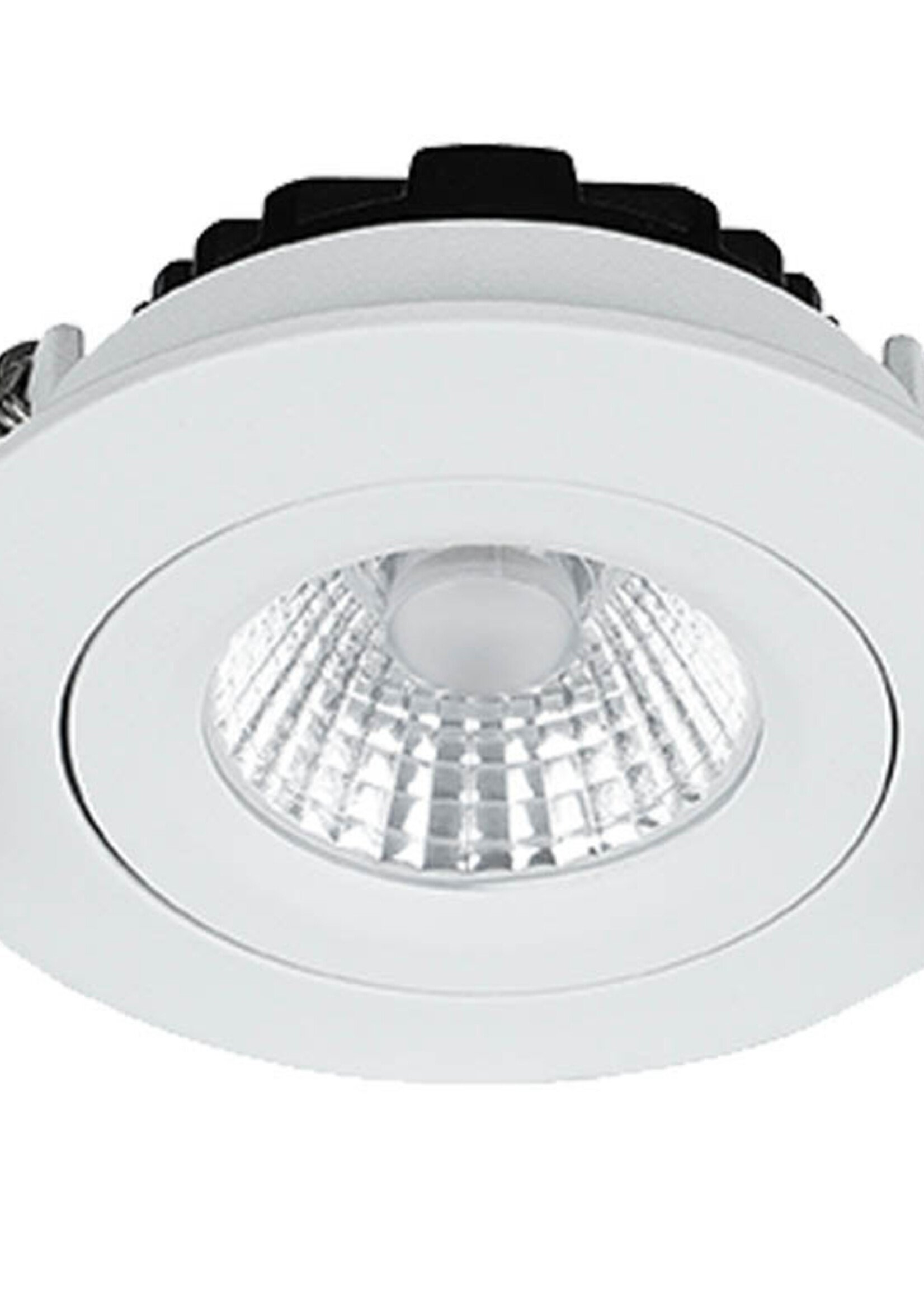 Set van 5 Inbouw Ledspot Praag Wit, 5 Watt, Dimbaar, Warm Wit licht , IP44