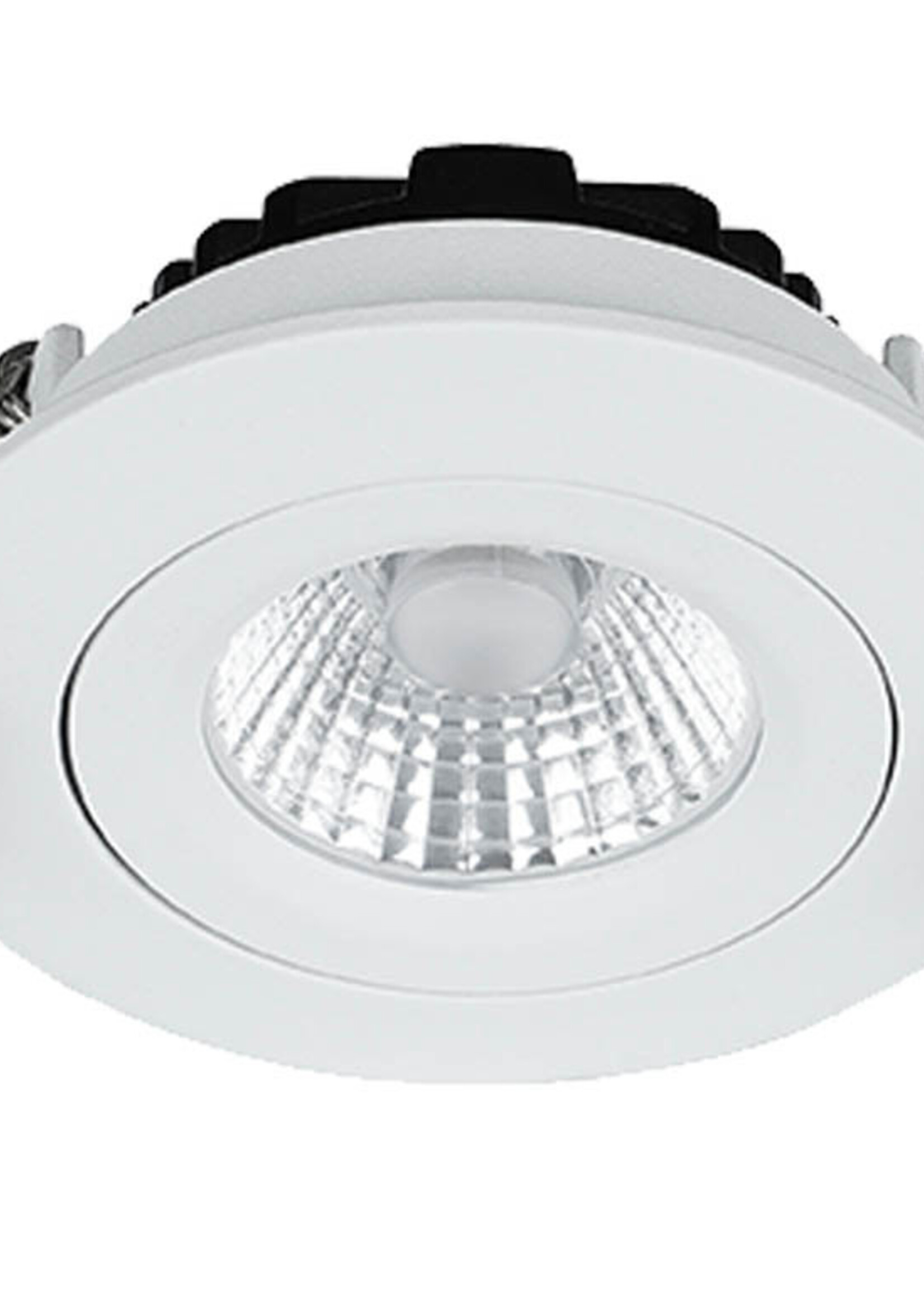 Set van 6 Inbouw Ledspot Praag Wit, 5 Watt, Dimbaar, Warm Wit licht , IP44