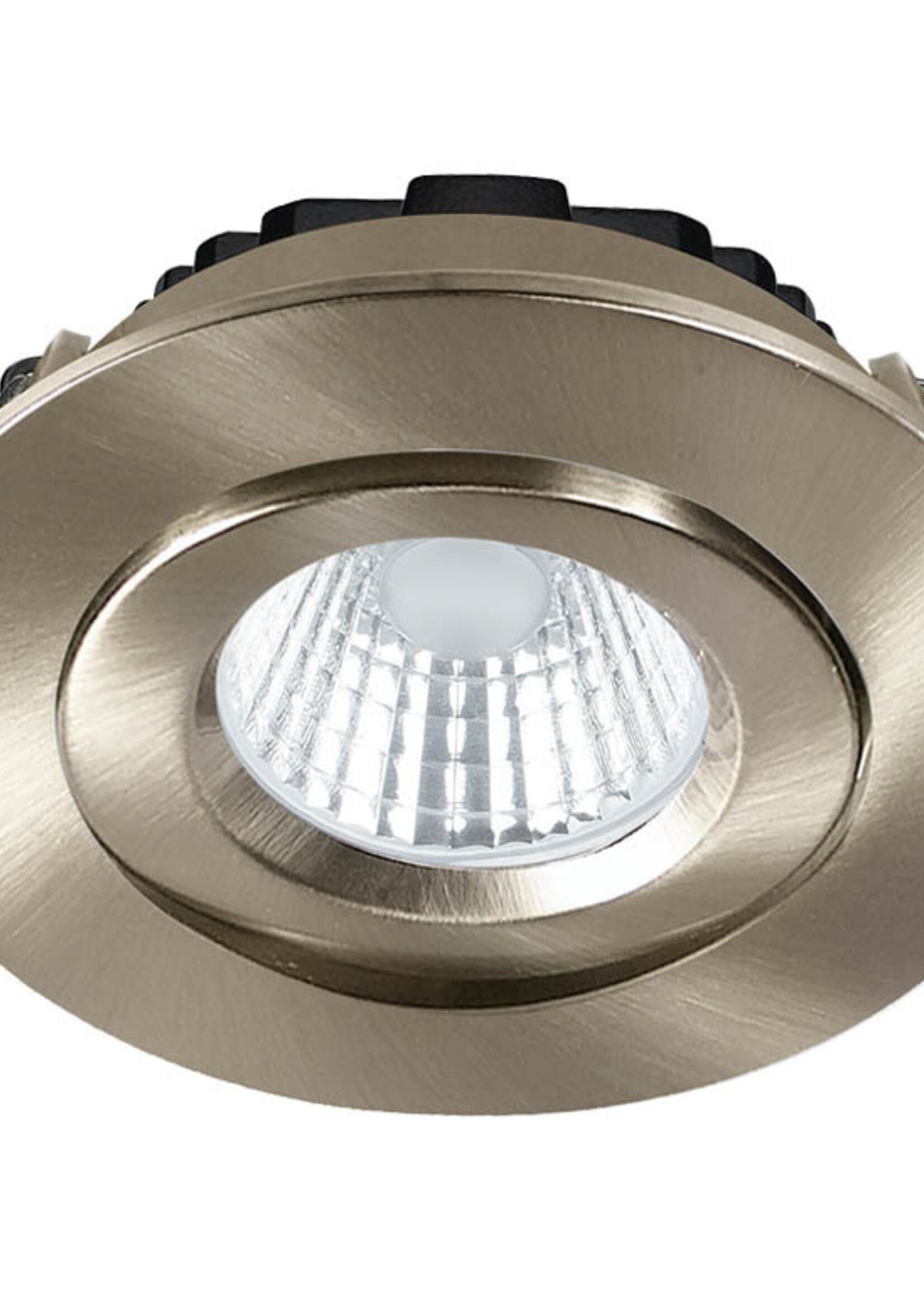 Set van 3 Inbouw Ledspot Praag RVS, 5 Watt, Dimbaar, Warm Wit licht , IP44