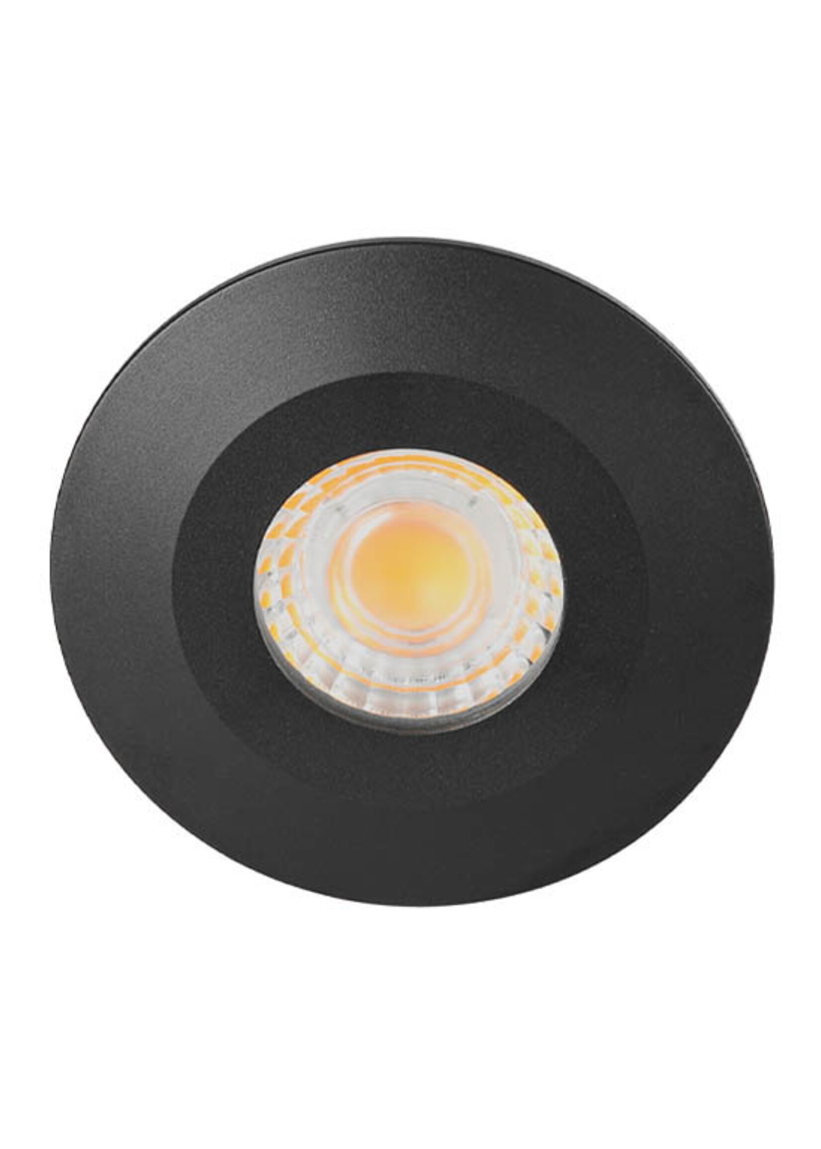 Inbouw Mini Ledspotjes Turijn 4,5 Watt IP65 Dimbaar Zwarte Kleur