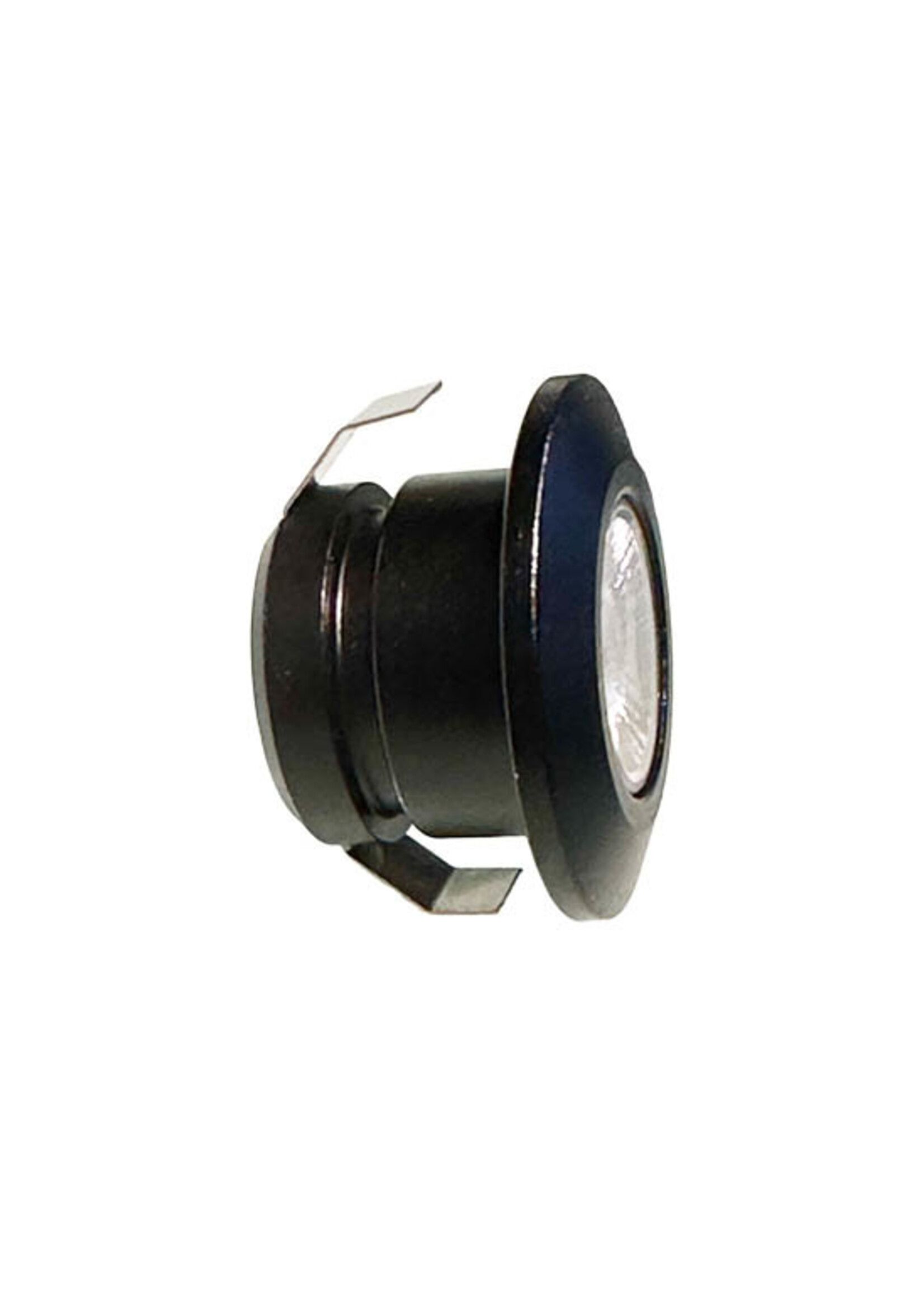 Set van 3 Inbouw Micro Ledspotjes Bern 1,2 watt IP65 Dimbaar zwart