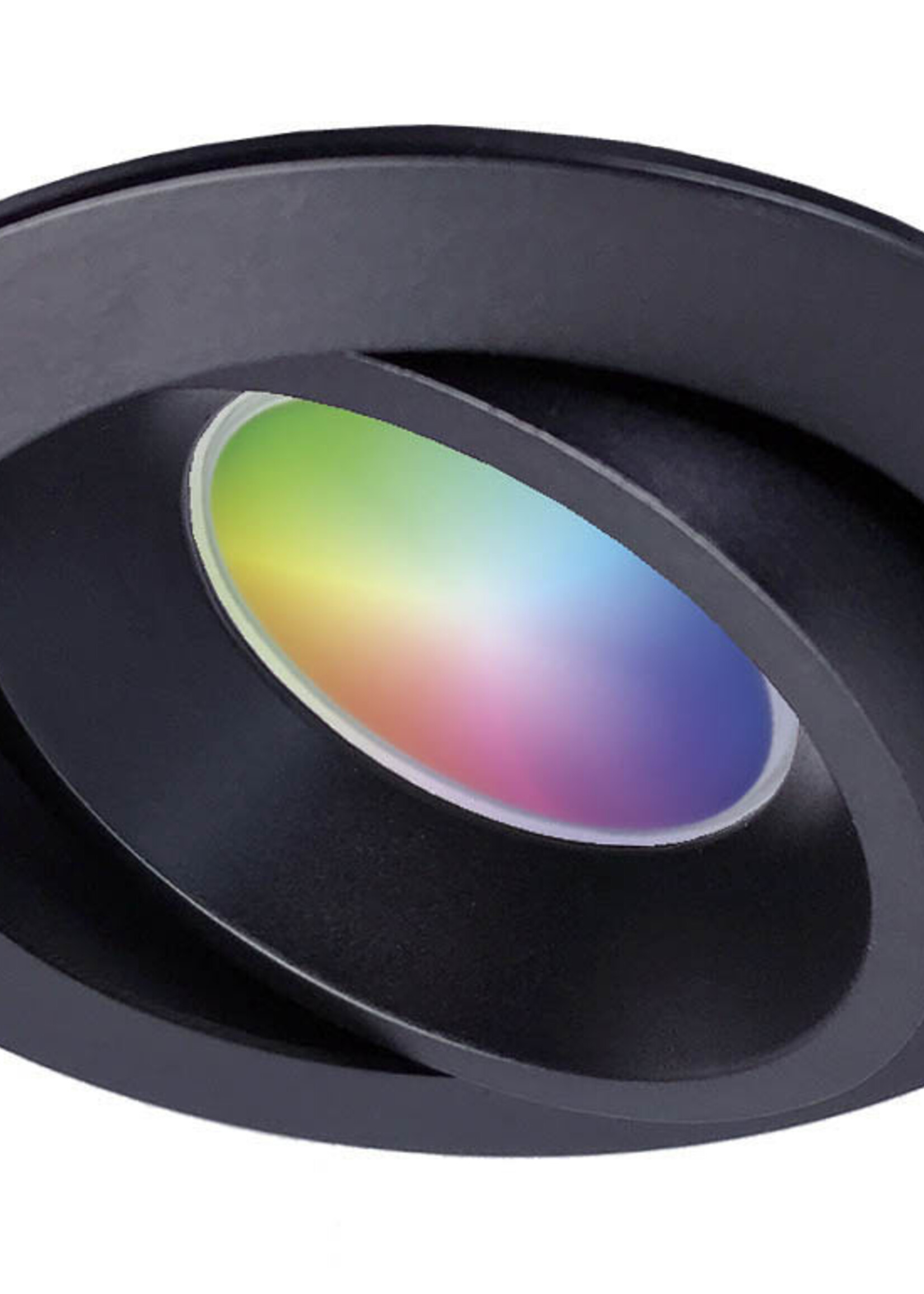 Smart Inbouwspot Zwart - RGB & Dimtone
