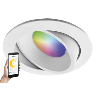 Smart Inbouwspot Wit - RGB & Dimtone