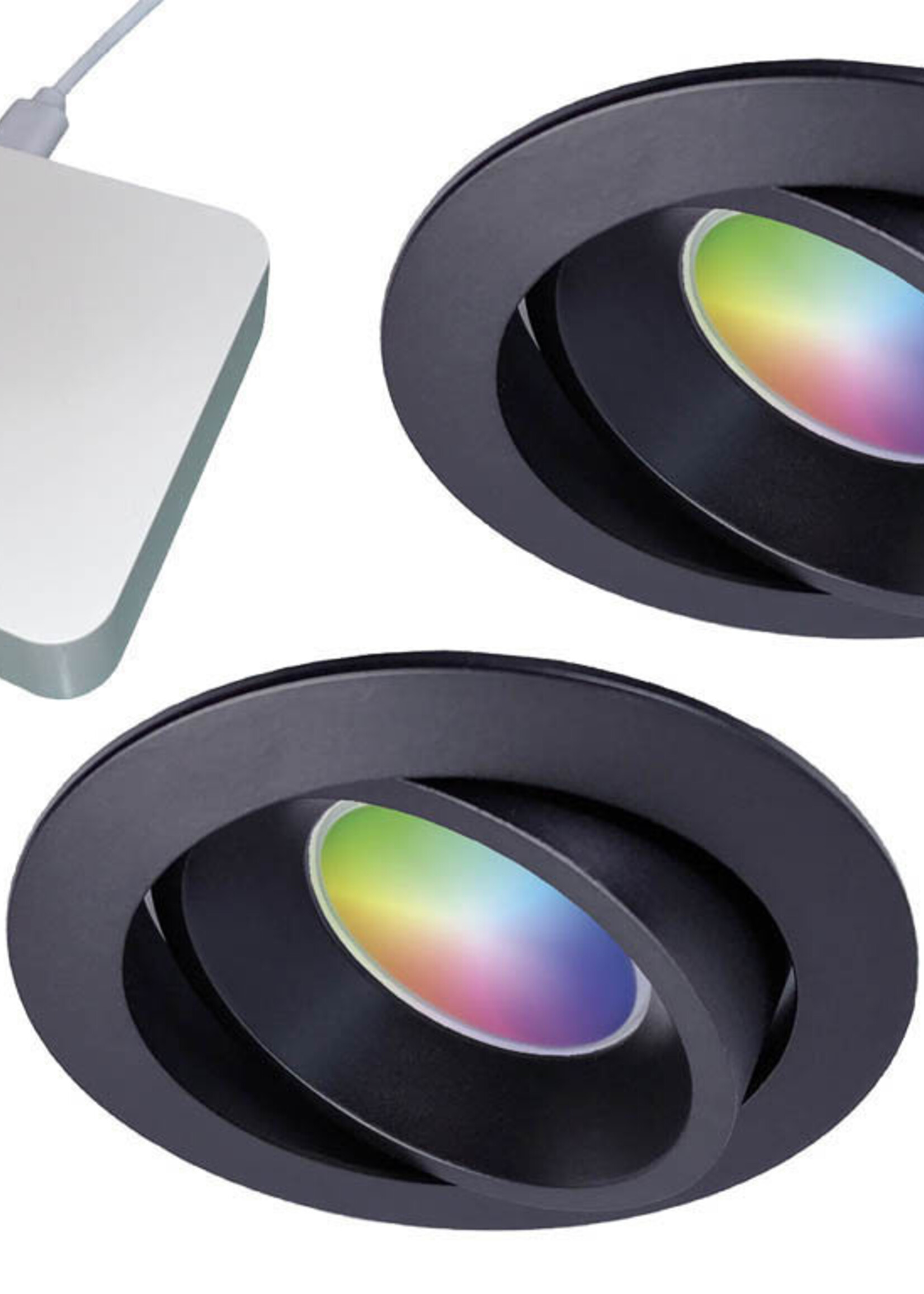 Starterset Smartverlichting :  Kleuren inbouw spots met Bridge