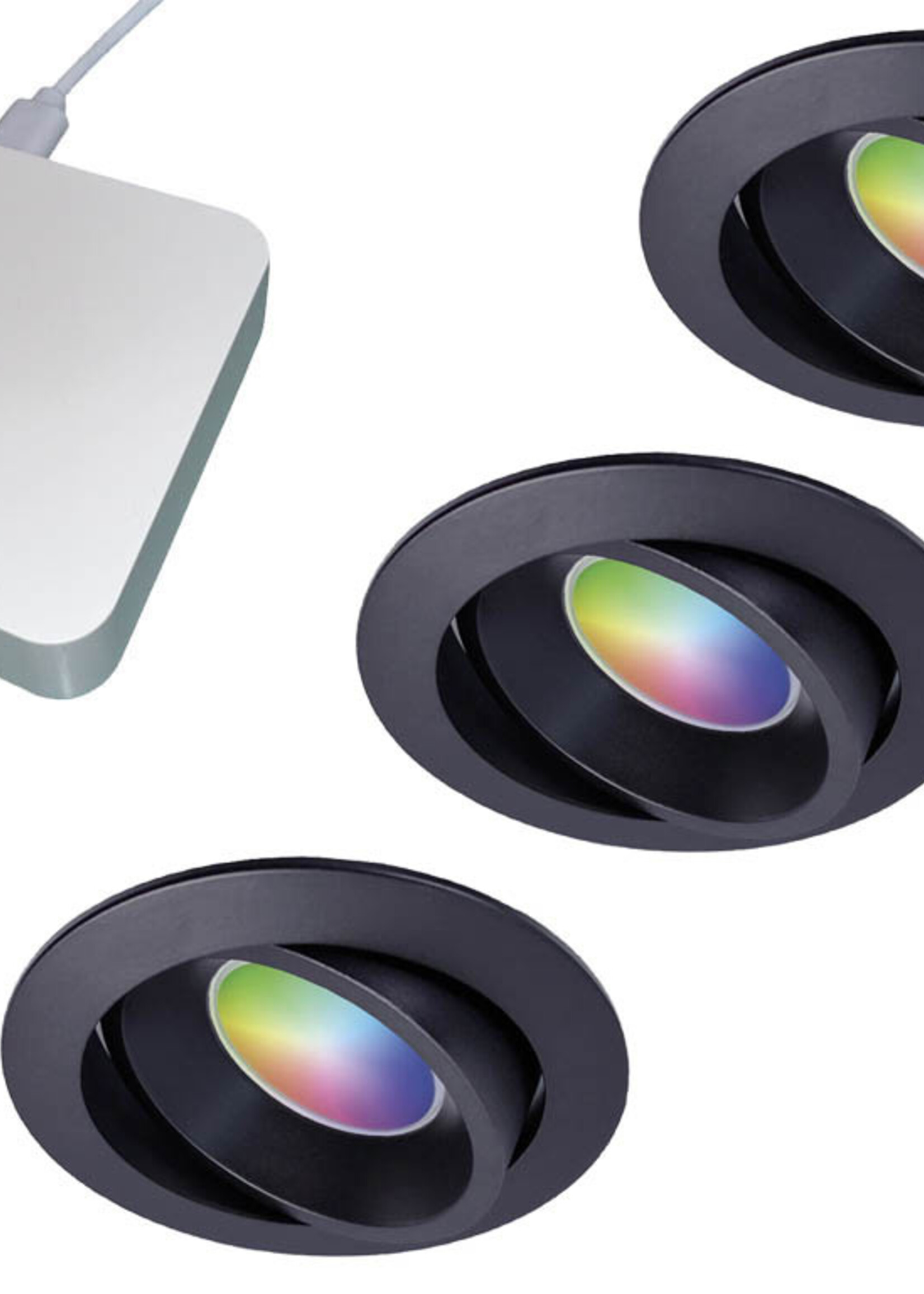 Starterset Smartverlichting :  Kleuren inbouw spots met Bridge