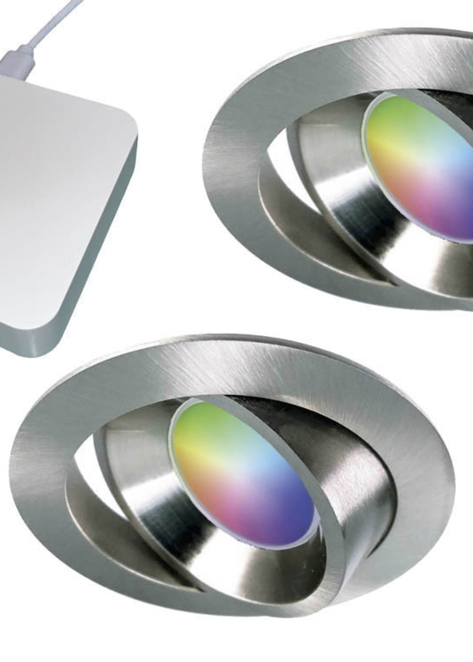 Starterset Smartverlichting :  Kleuren inbouw spots met Bridge