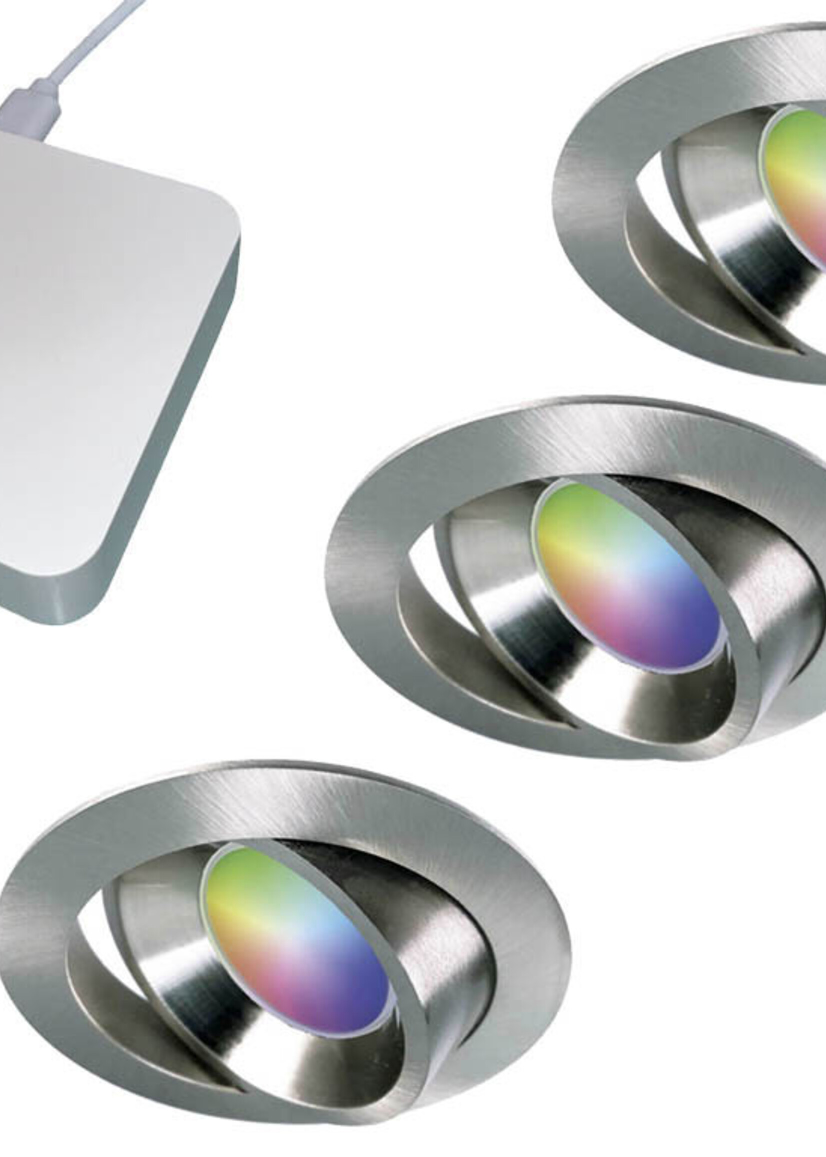 Starterset Smartverlichting :  Kleuren inbouw spots met Bridge