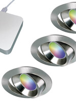 Starterset Smartverlichting :  3x Kleuren inbouw spots met Bridge