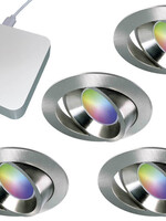 Starterset Smartverlichting :  4x Kleuren inbouw spots met Bridge