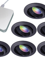 Starterset Smartverlichting :  6x Kleuren inbouw spots met Bridge