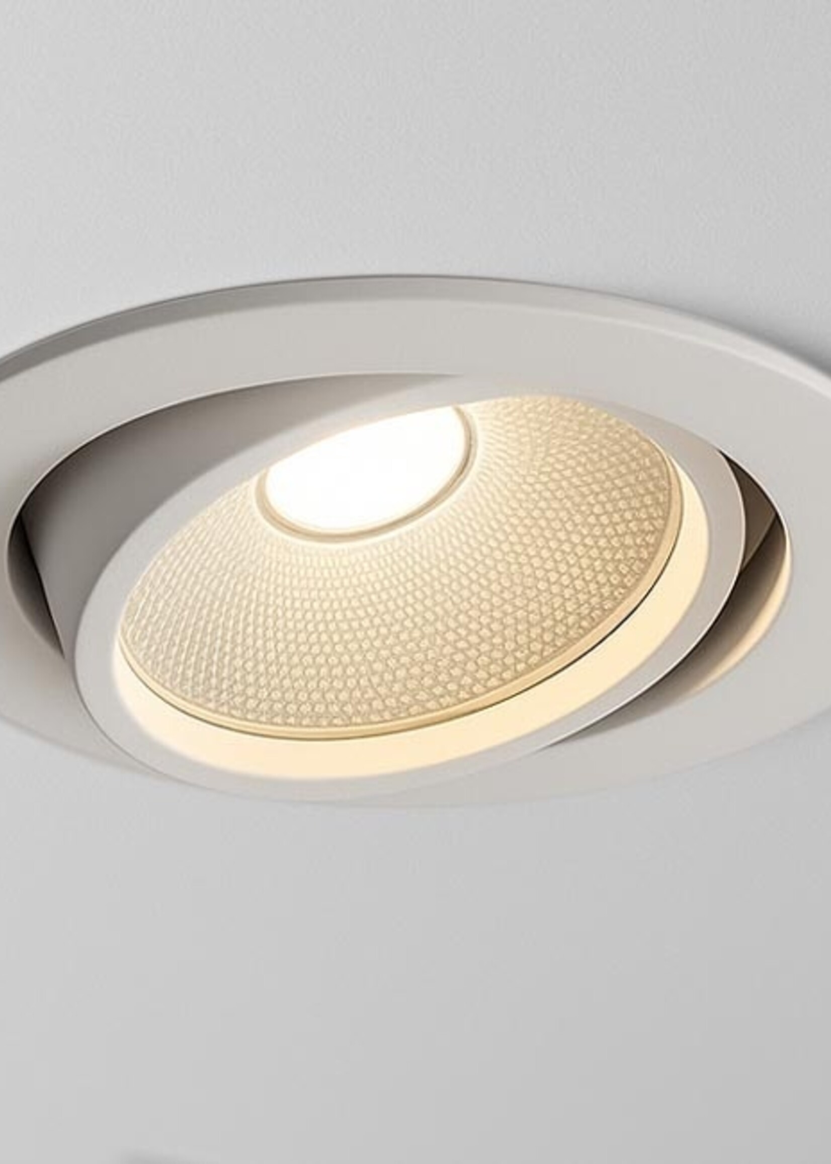 Witte Inbouw Ledspot Oslo, 6 Watt, Dimbaar Warm Wit IP44