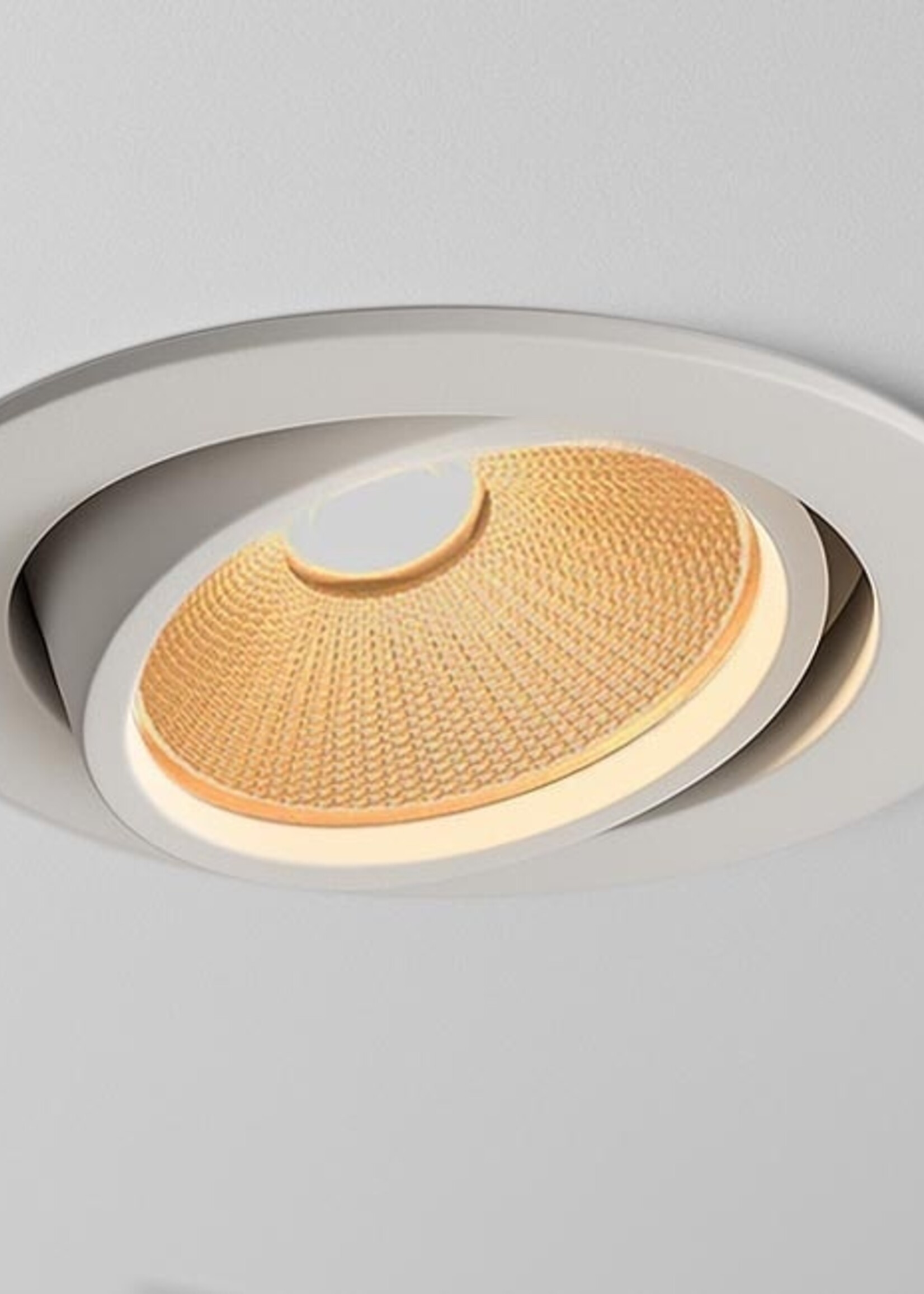 Witte Inbouw Ledspot Oslo, 6 Watt, Dim to Warm Wit IP44