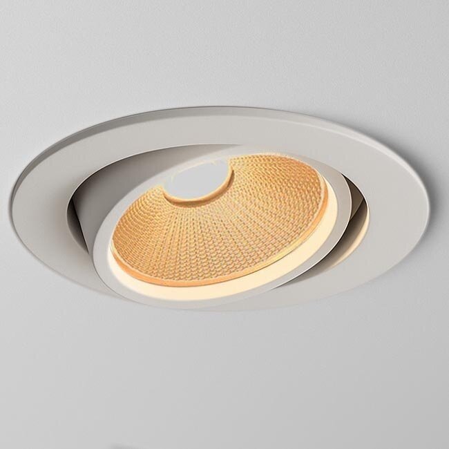 Witte Inbouw Ledspot Oslo, 6 Watt, Dim to Warm Wit IP44