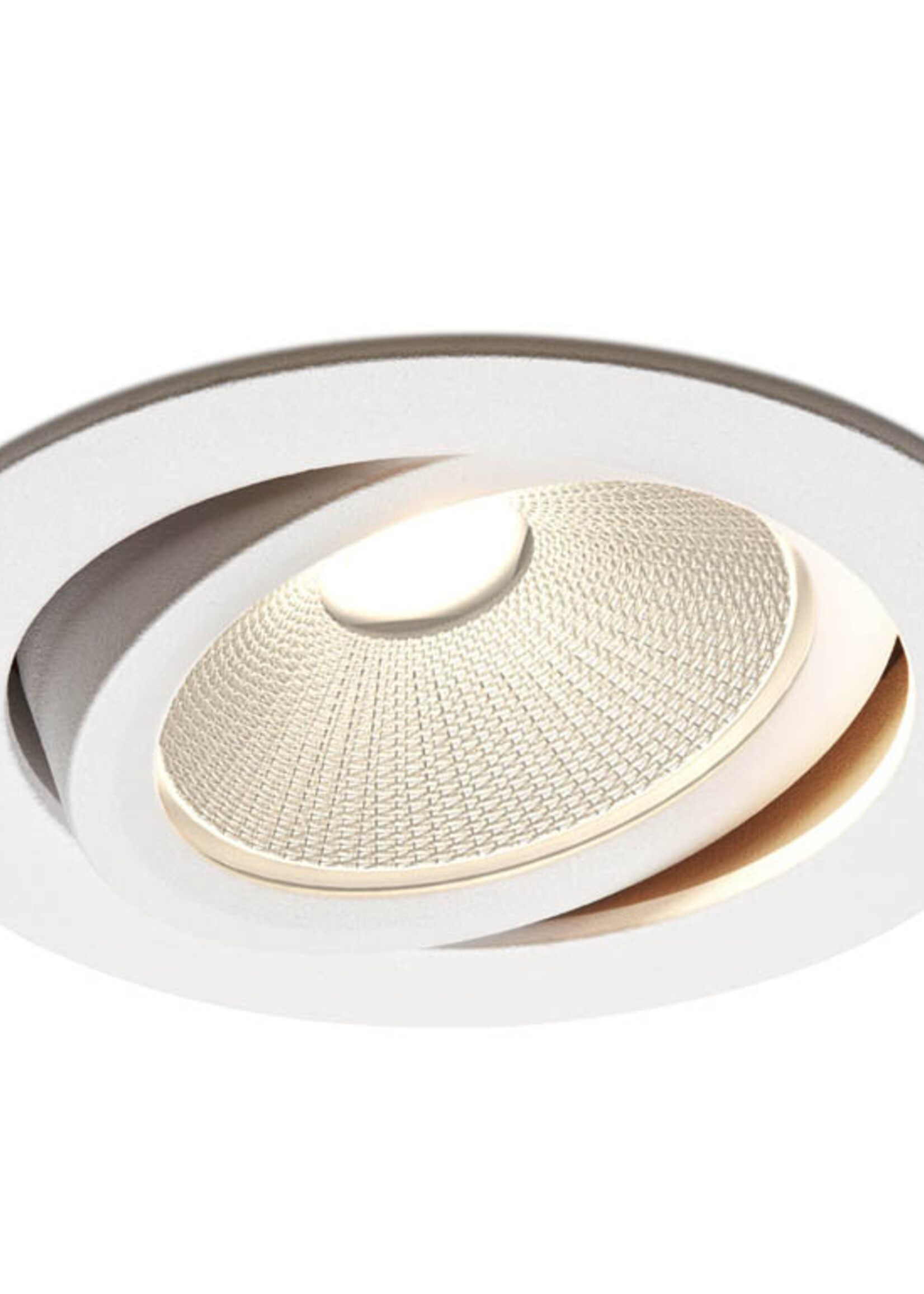 Set van 6 Witte Inbouw Ledspot Oslo, 6 Watt, Dim to Warm Wit IP44