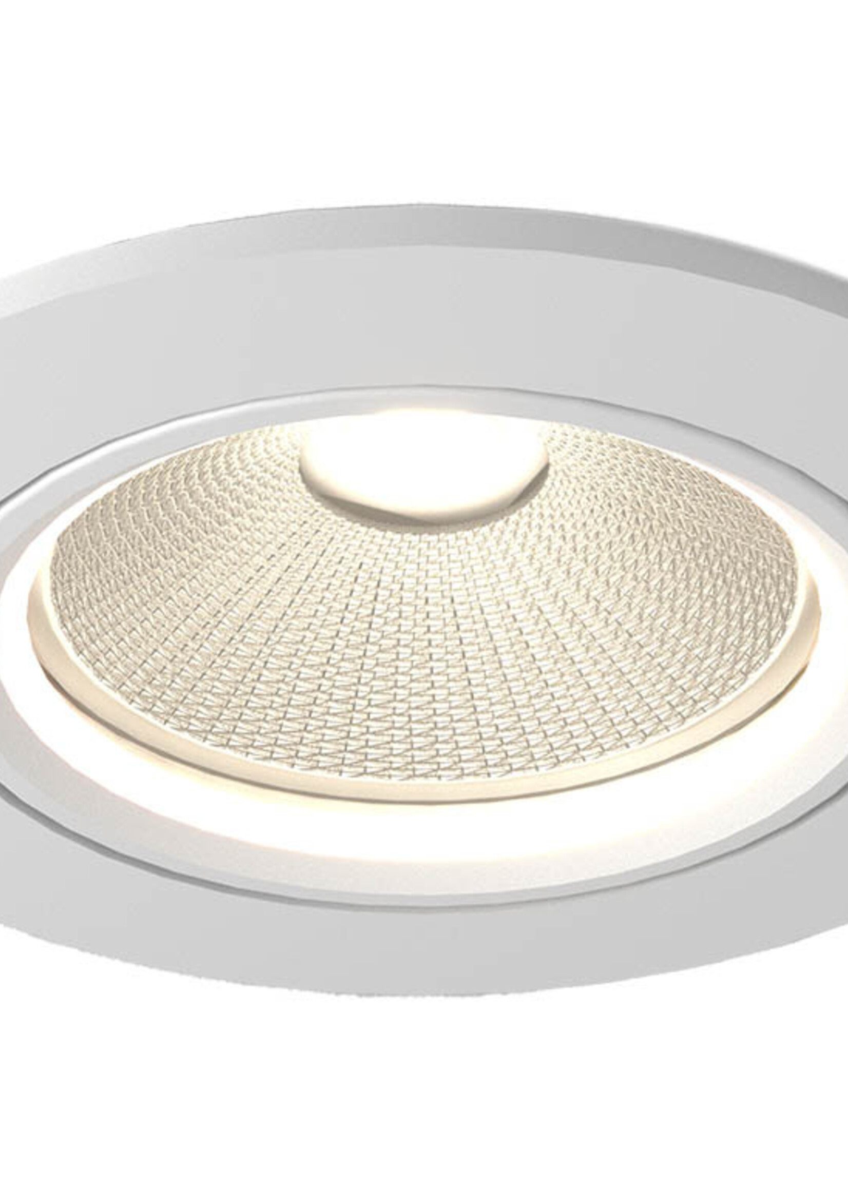 Set van 6 Witte Inbouw Ledspot Oslo, 6 Watt, Dim to Warm Wit IP44