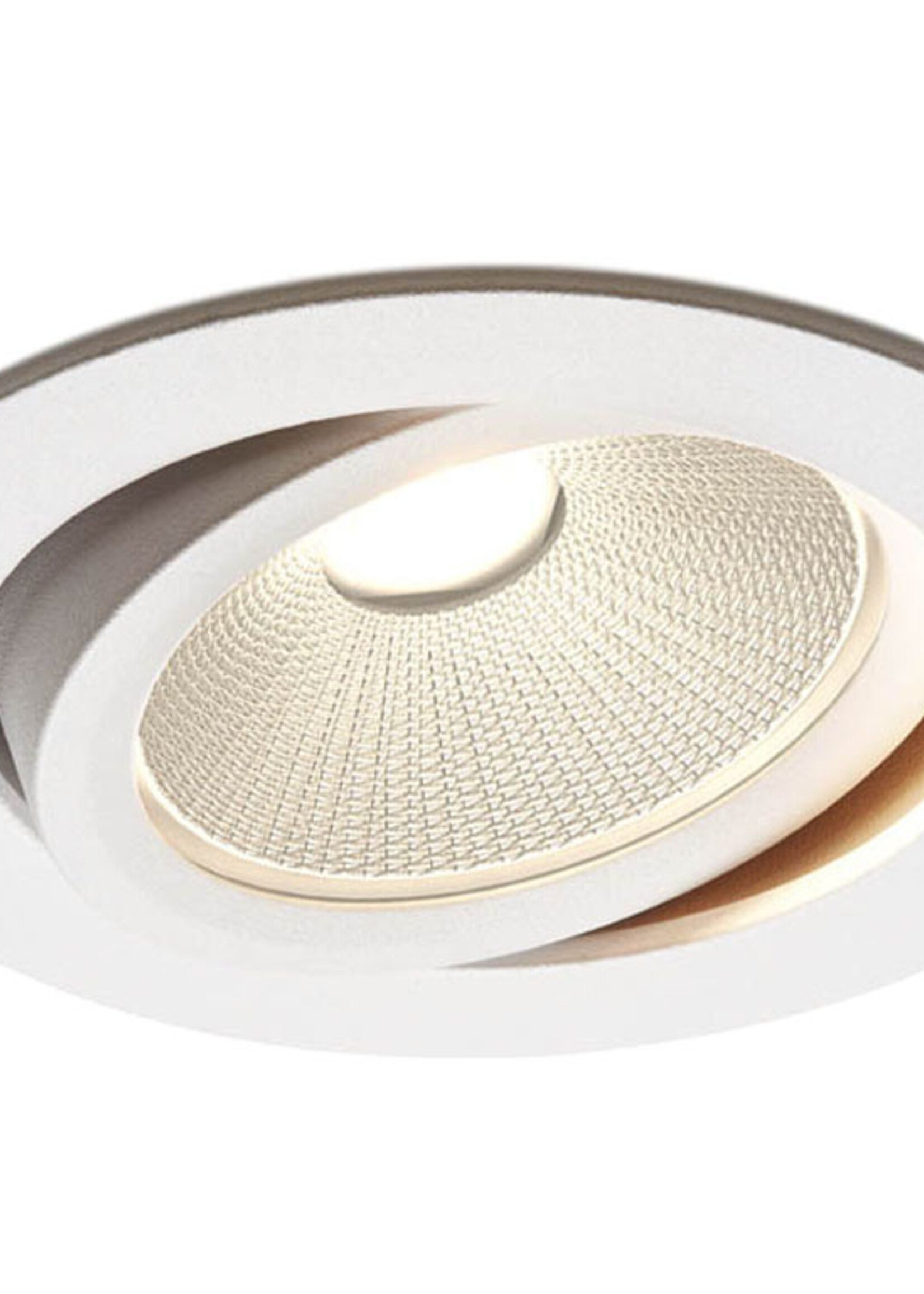Set van 6 Witte Inbouw Ledspot Oslo, 6 Watt, Dimbaar Warm Wit IP44