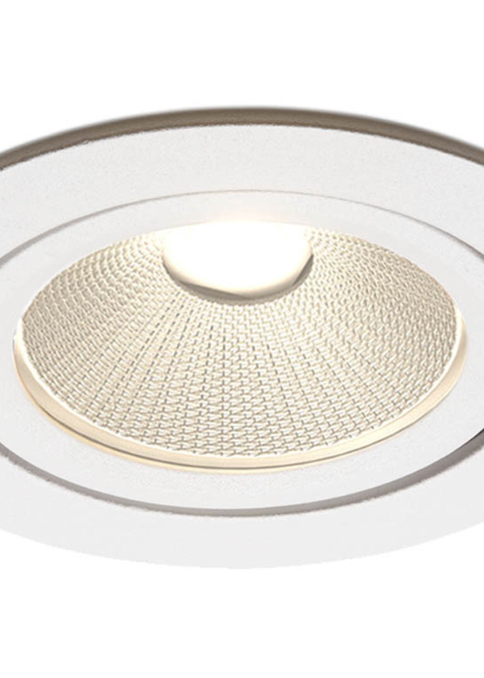 Set van 6 Witte Inbouw Ledspot Oslo, 6 Watt, Dimbaar Warm Wit IP44