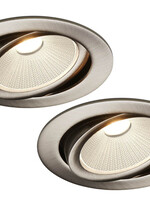 Set van 2 Inbouw Ledspot Oslo, 6 Watt, IP44