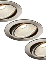 Set van 3 Inbouw Ledspot Oslo, 6 Watt, IP44