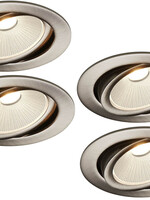 Set van 4 Inbouw Ledspot Oslo, 6 Watt, IP44