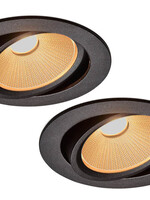 Set van 2  Inbouw Ledspot Oslo, 6 Watt, Dim to Warm Wit, IP44