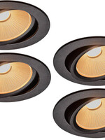 Set van 4 Inbouw Ledspot Oslo, 6 Watt, Dim to Warm Wit, IP44