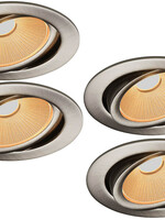 Set van 4 Inbouw Ledspot Oslo, 6 Watt, Dim to Warm Wit, IP44