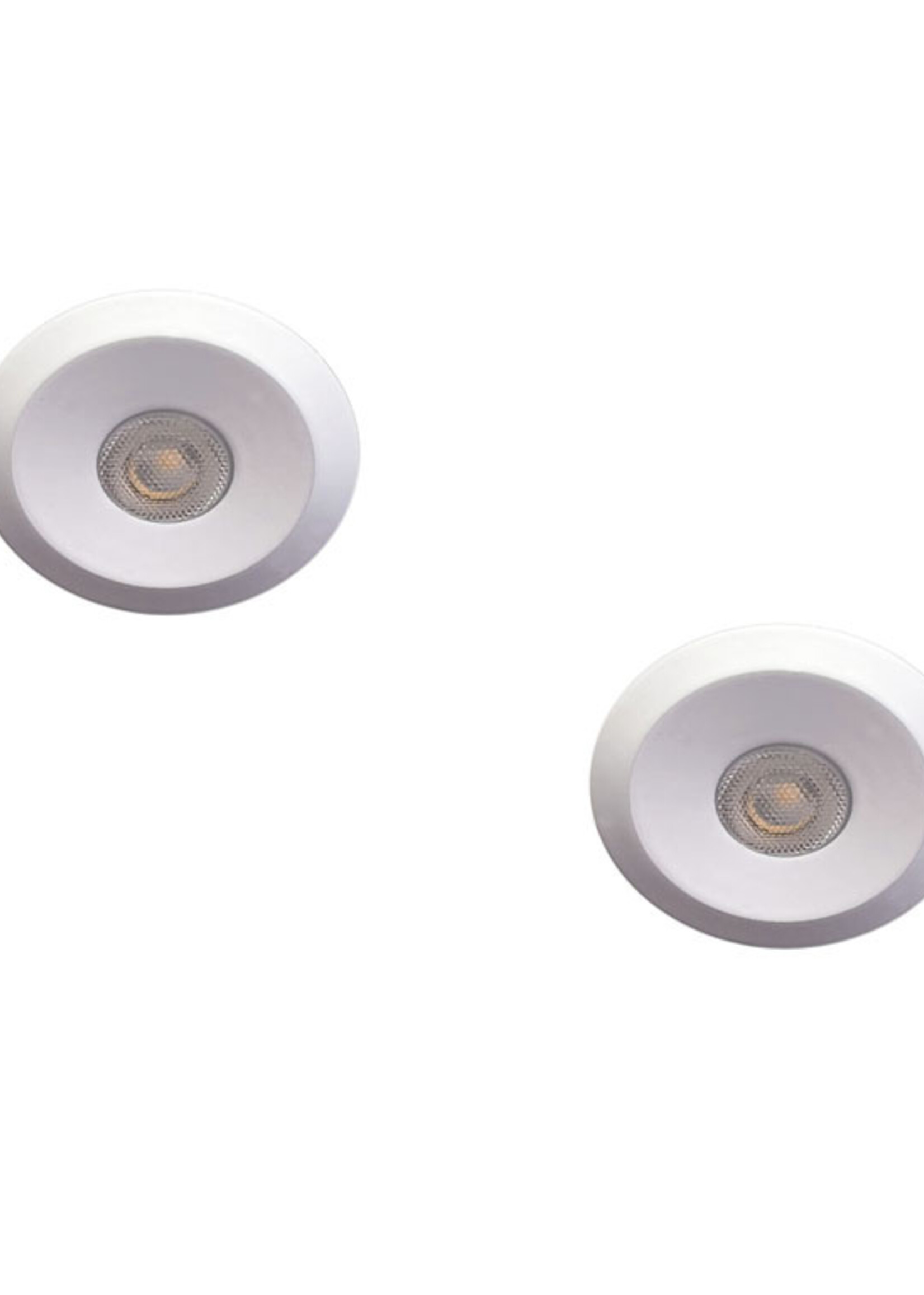 Set van 2 Microledjes Maduro, dimbaar, 1,2 Watt, Wit IP44