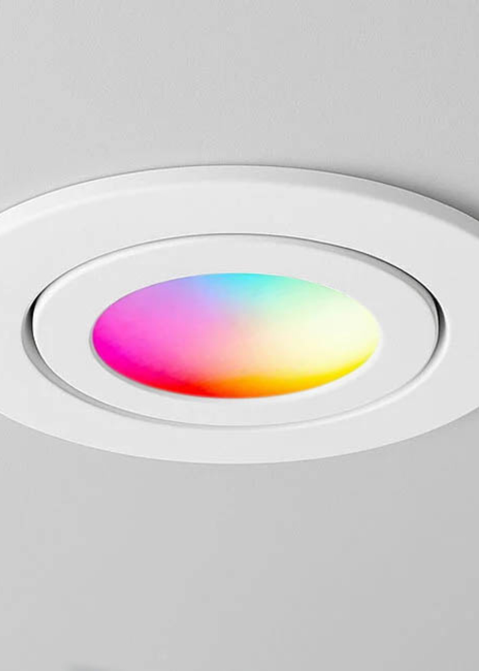 Smart Inbouw Ledspot Bali Wit, RGB en warm Wit.