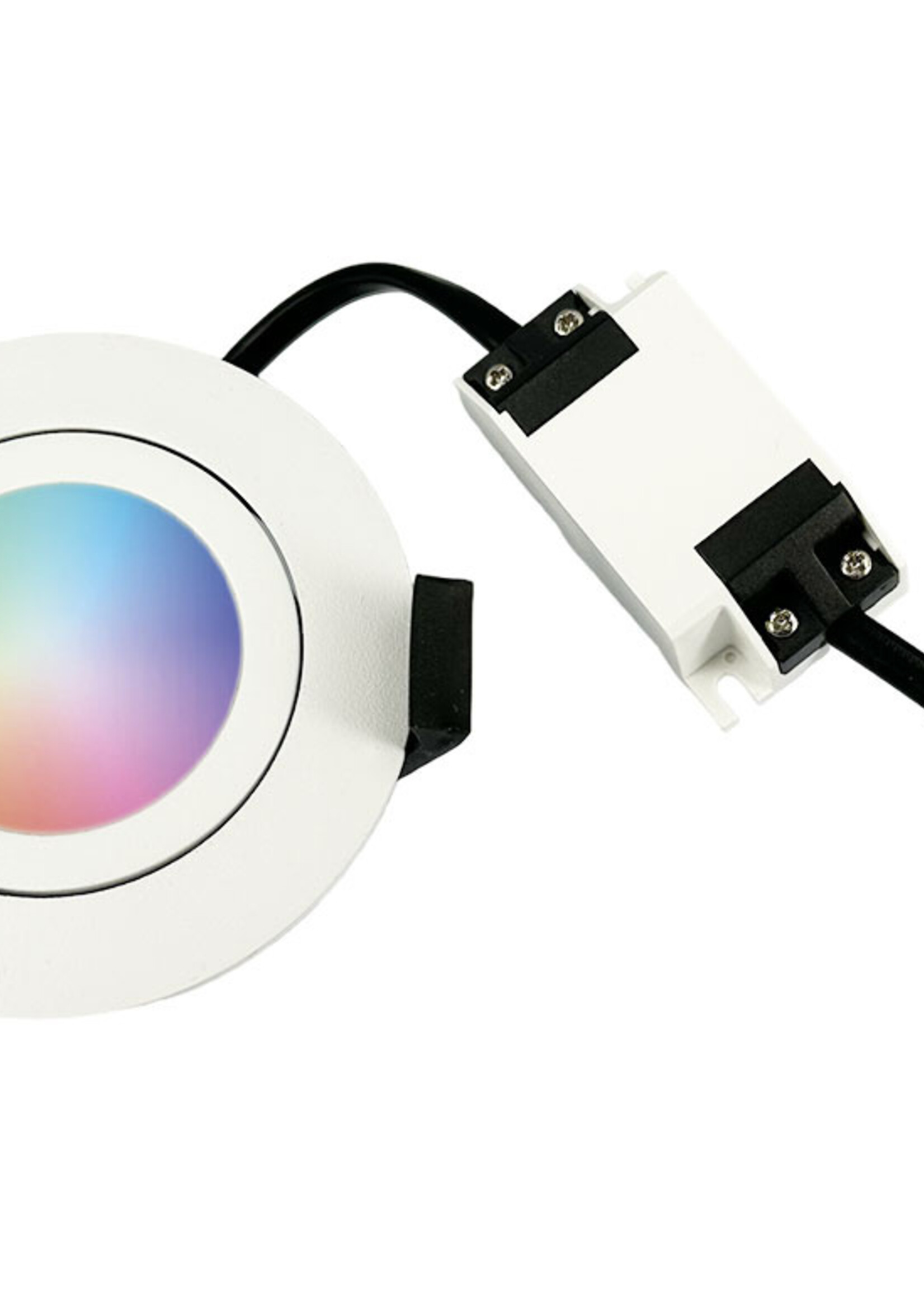 Smart Inbouw Ledspot Bali Wit, RGB en warm Wit.