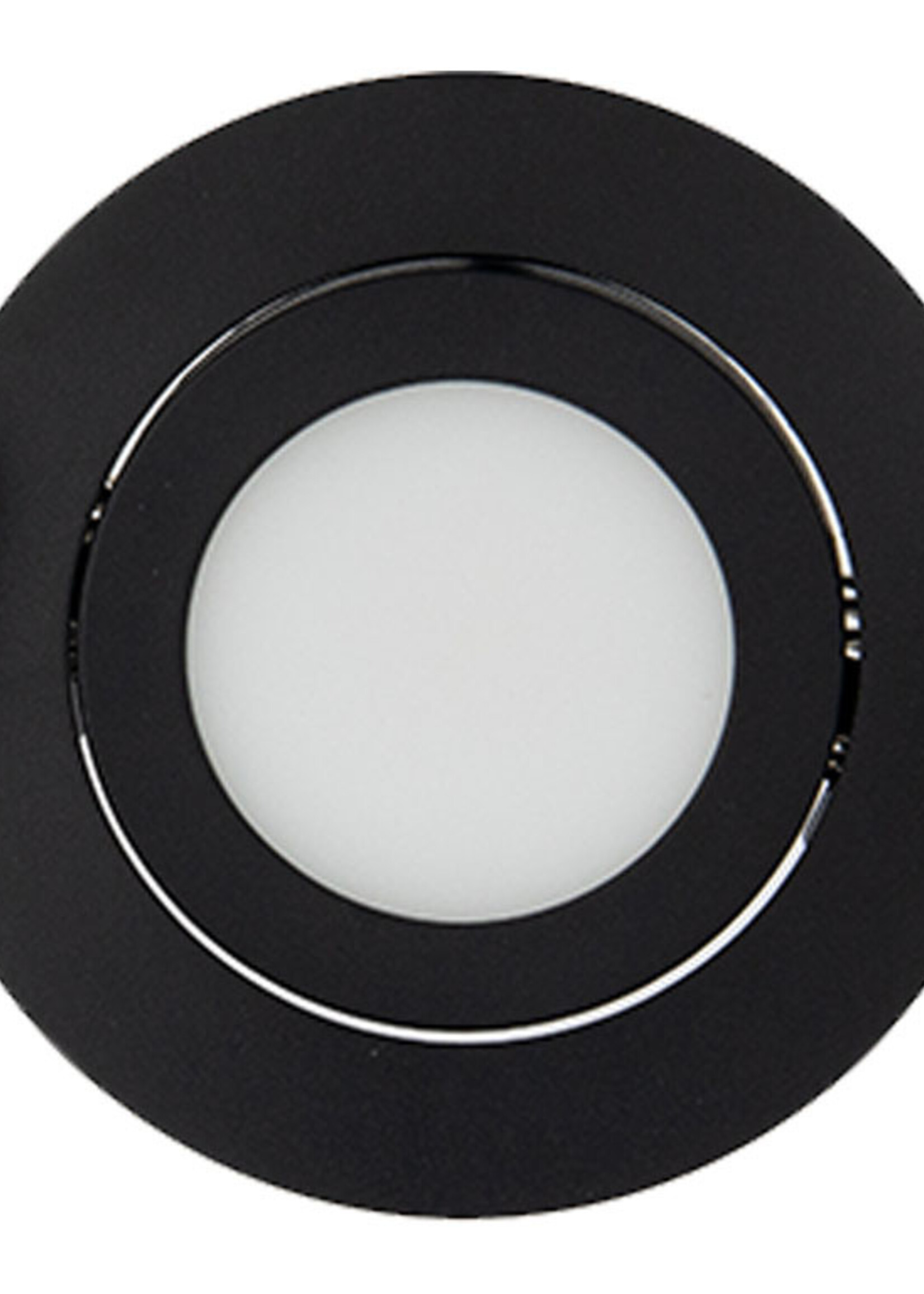 Smart Inbouw Ledspot Bali Zwart, RGB en warm Wit.