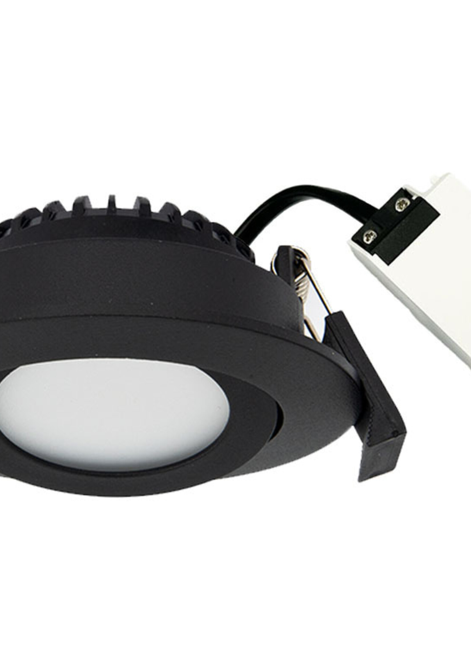 Smart Inbouw Ledspot Bali Zwart, RGB en warm Wit.