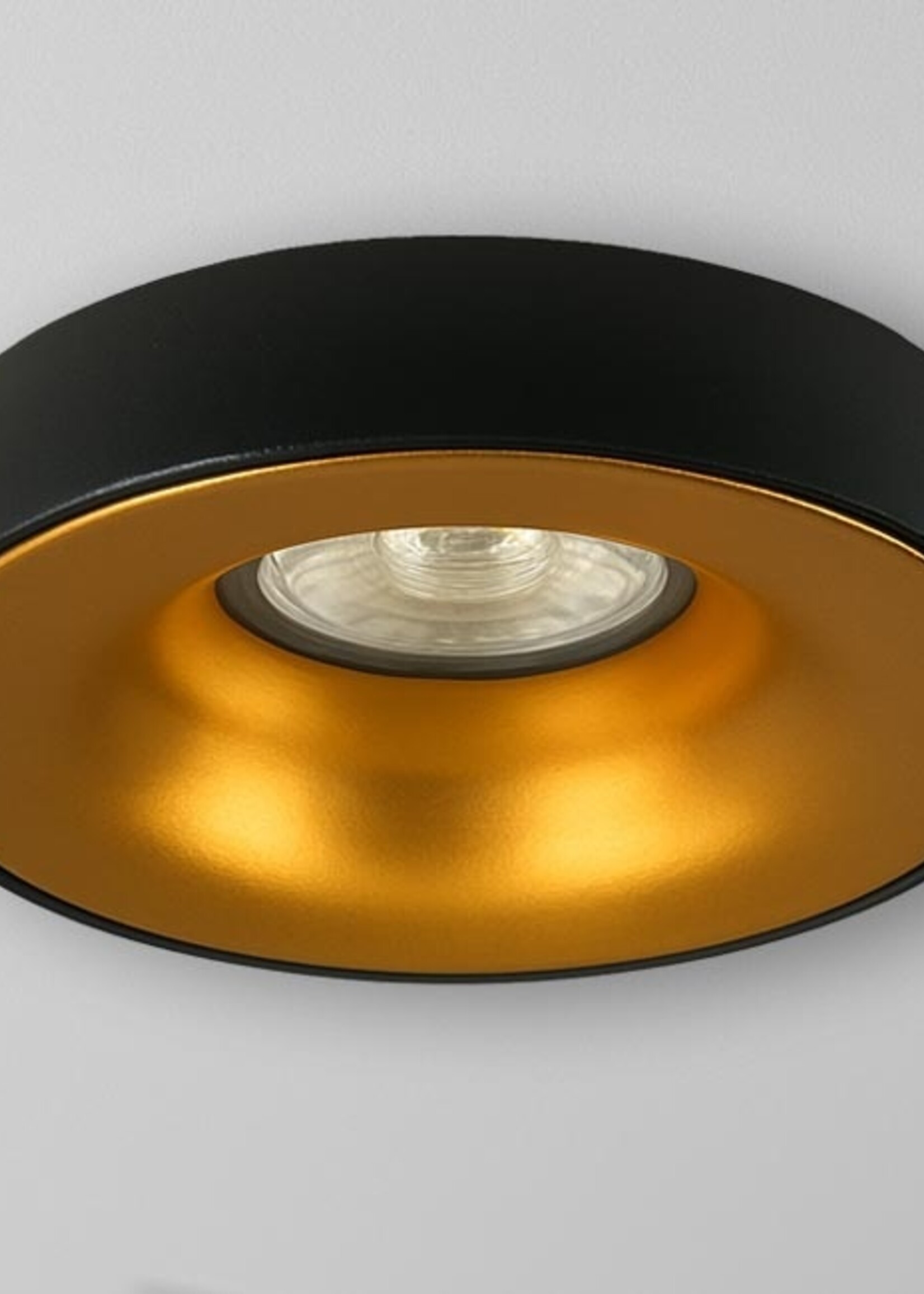 Zwart met goudkleur Inbouw Ledspot Samos, 5 Watt, dimbaar