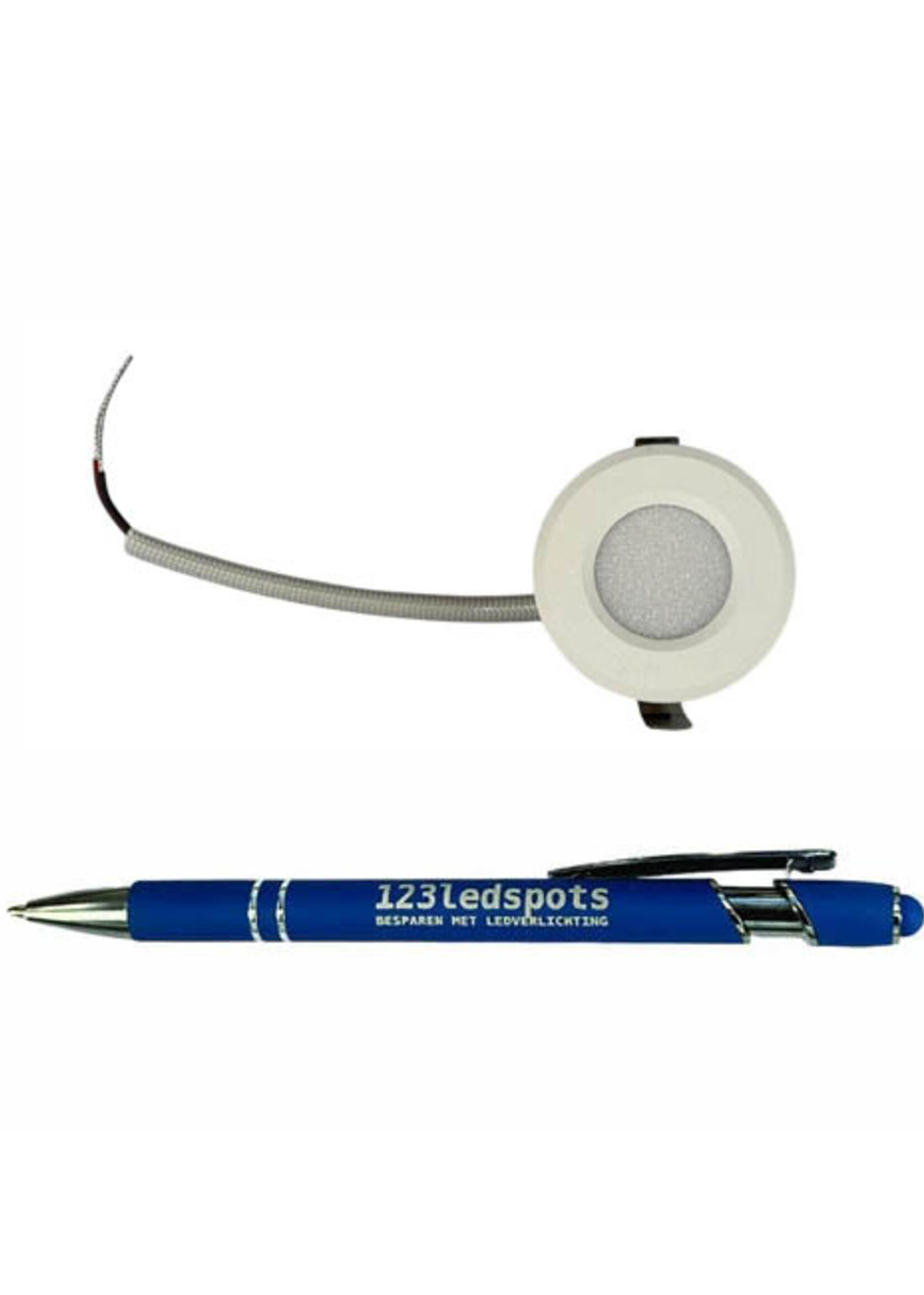 Microlux inbouwspots 2 Watt Wit