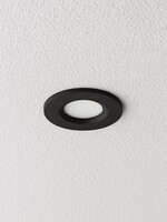 Microlux inbouwspots 2 Watt Zwart