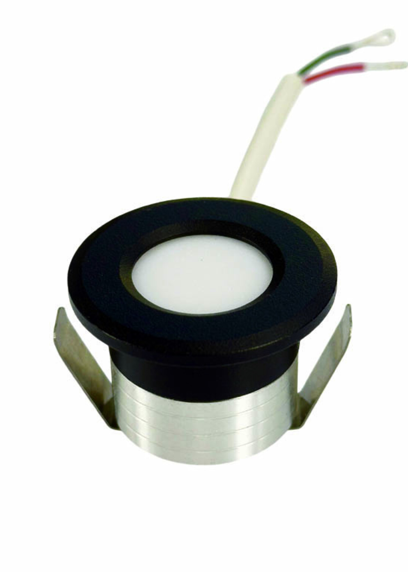 Microlux inbouwspots 2 Watt Zwart