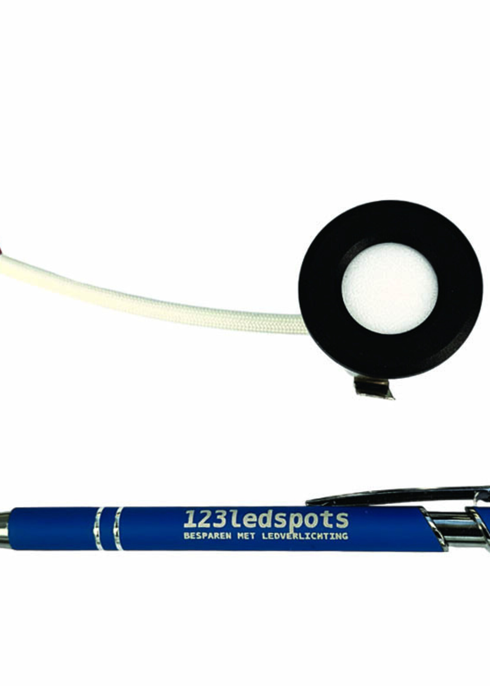Microlux inbouwspots 2 Watt Zwart