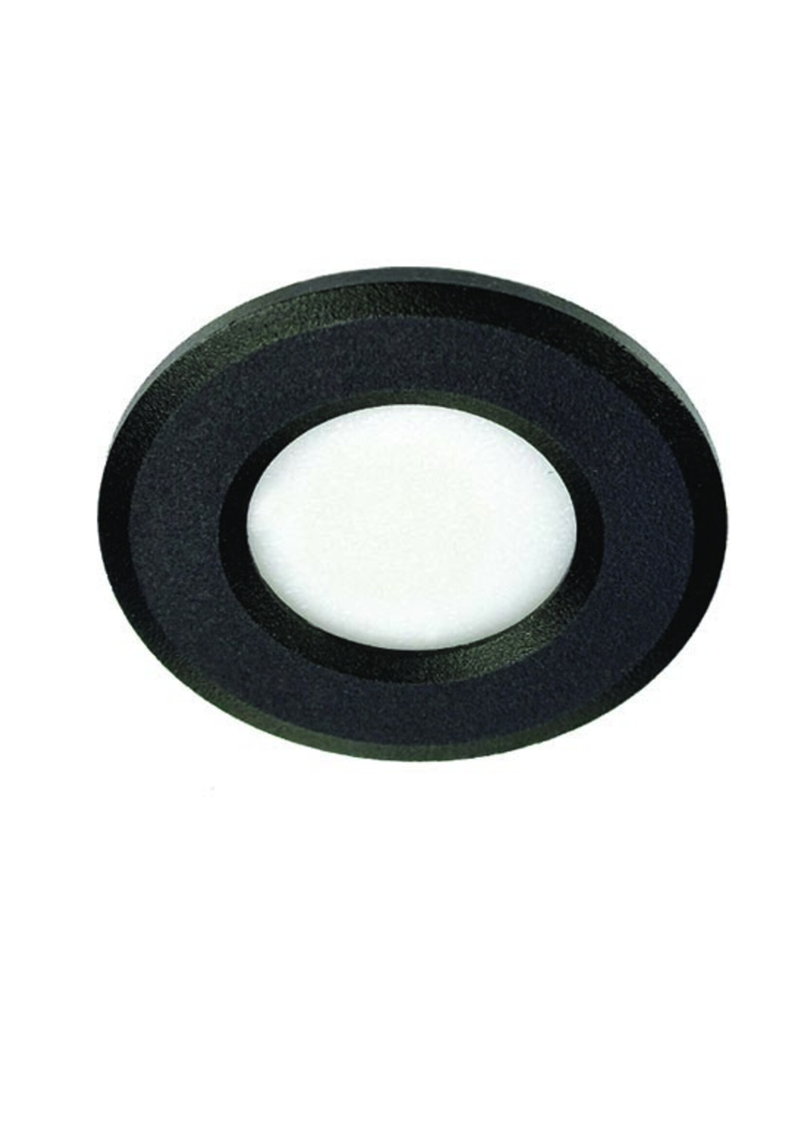 Microlux inbouwspots 2 Watt Zwart