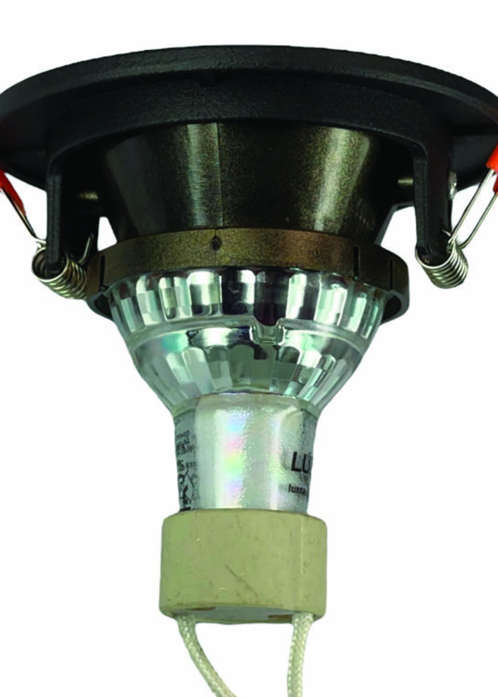 Set van 3 Zwart met goudkleur Inbouw Ledspot Aruba, 5 Watt