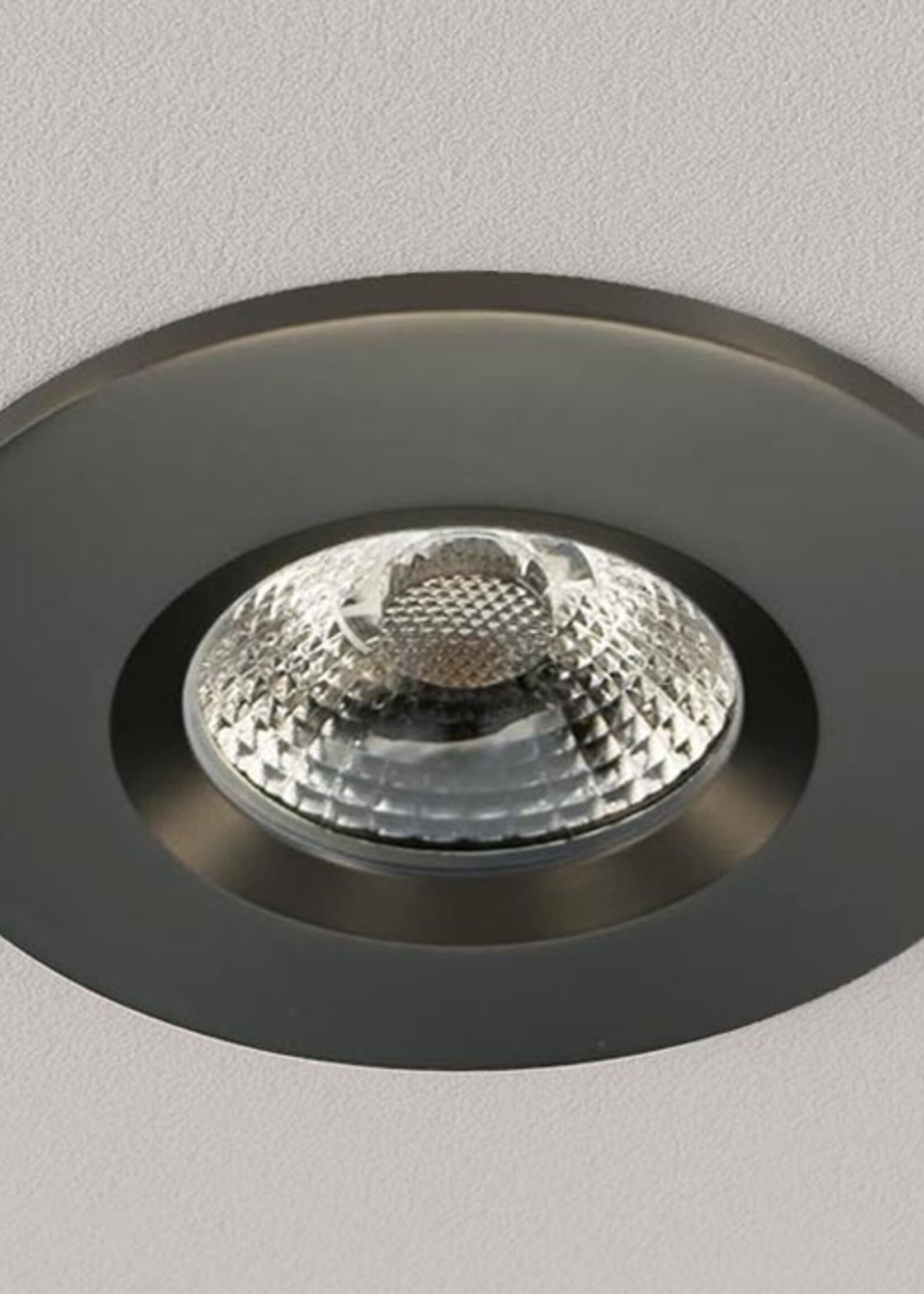Badkamer InbouwLEDspot Kreta 8W, In Gun Metal, IP65